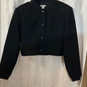 H&M Black Varsity Jacket
